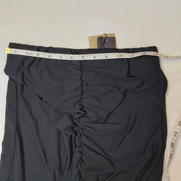 VERO Moda Black Draped Skirt - Picture 9 of 10